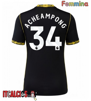 Chelsea Josh Acheampong #34 Seconda Maglia Femmina 2026-27 Manica Corta